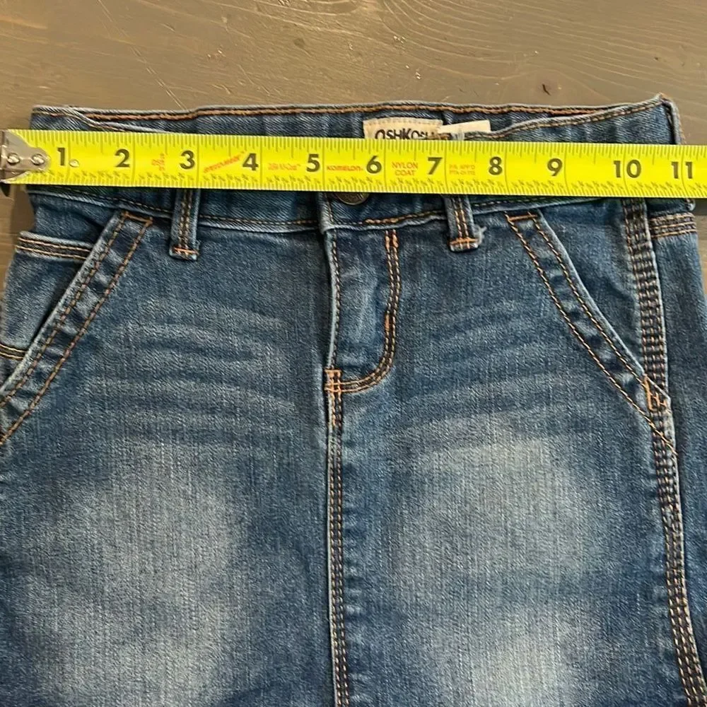 OshKosh Bgosh Girls Denim Skirt Size